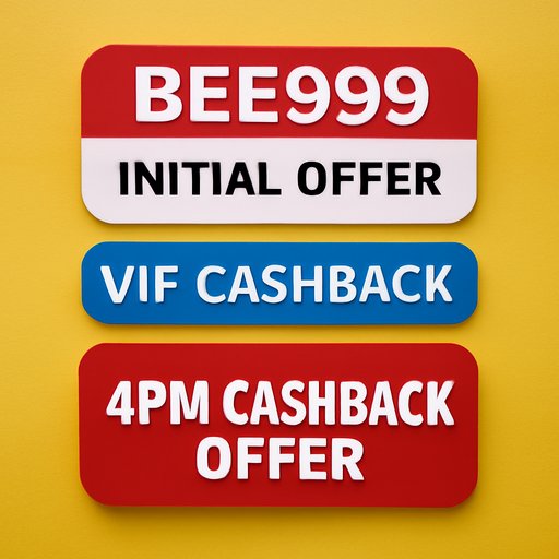 BEE999 Evening Cashback Offer